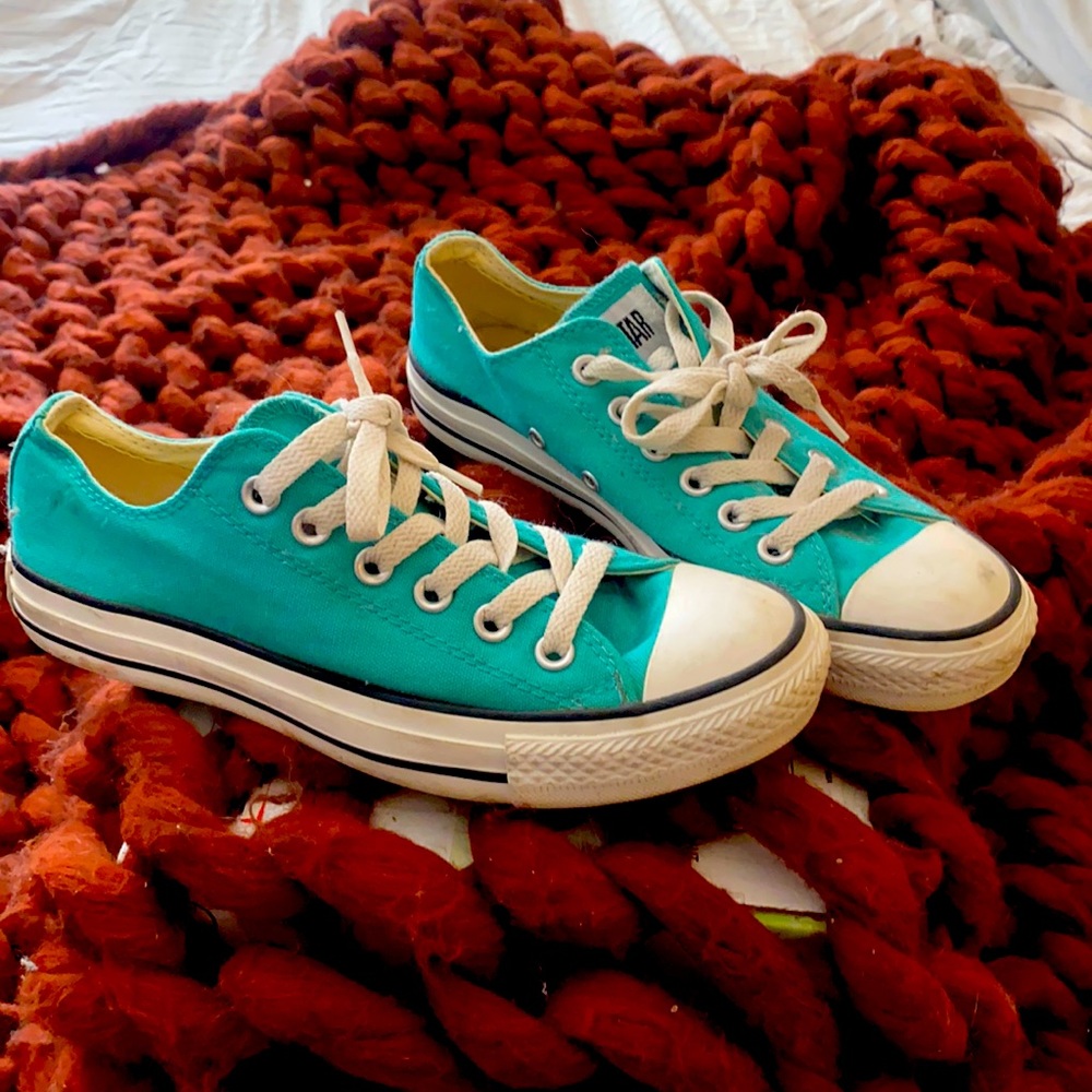 Chucks - Teal/Aqua